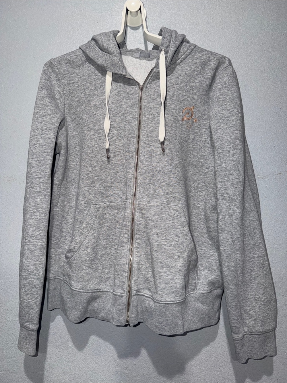 Peloton Light Gray Hooded Zip-Up Jacket - Women